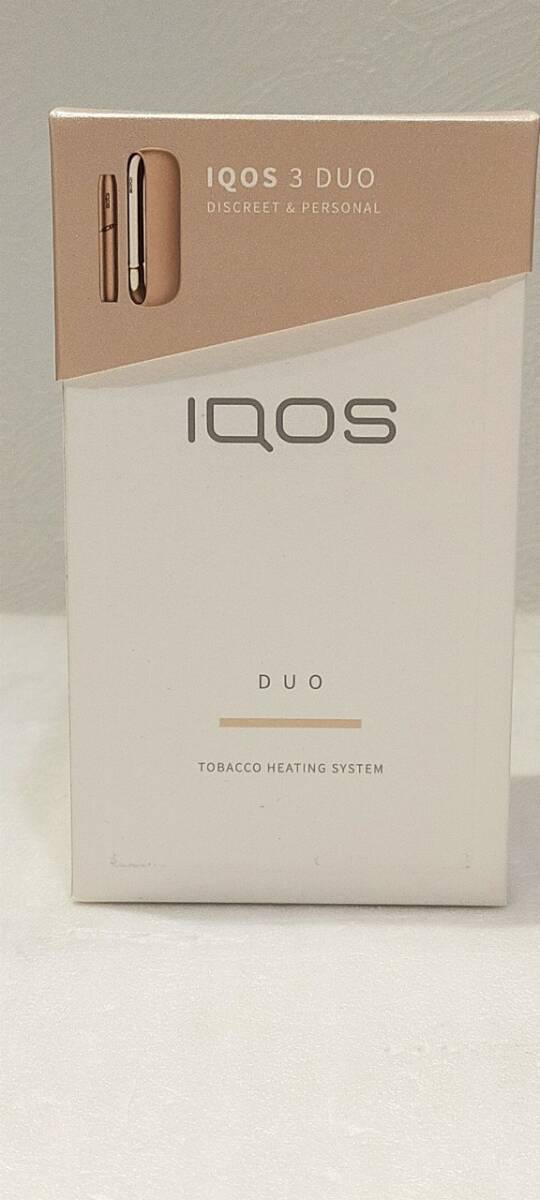 IQOS 3 DUO キット ブリリアントゴールド 加熱式タバコ A1406/A1505 通電OK 中古品 ACアダプタ USB充電ケーブル アイコス デュオ 62996_画像7