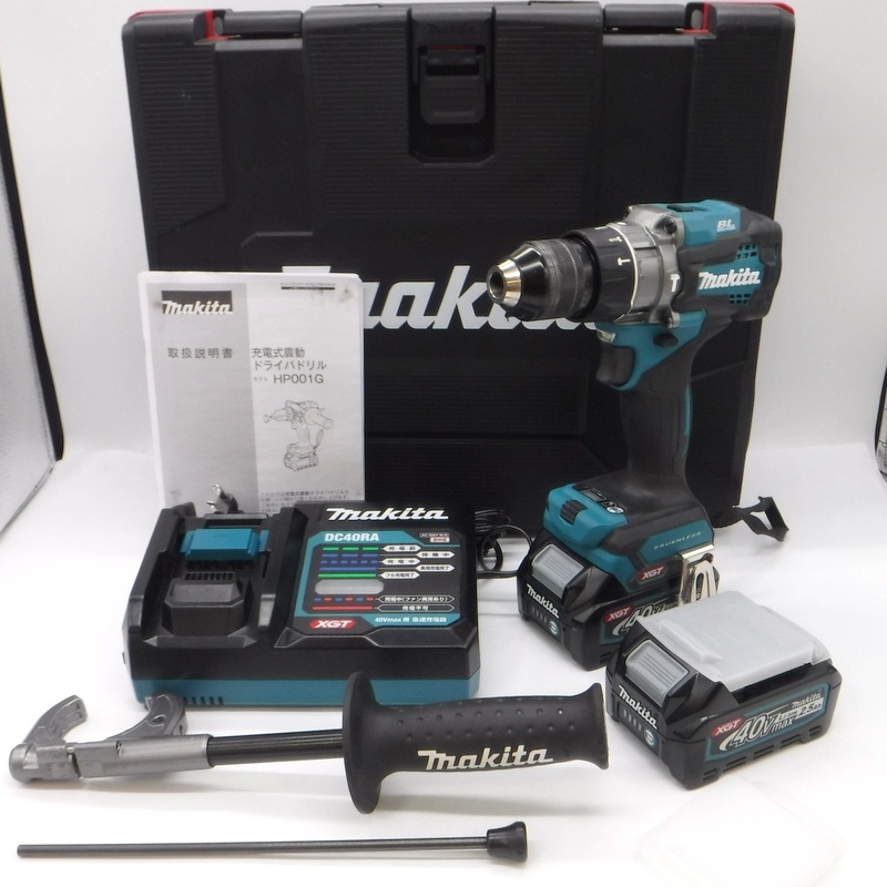 マキタ 充電式震動ドライバドリル HP001GRDX フルセット 40Vmax 2.5Ah 電動工具 makita △ DW1346の画像1