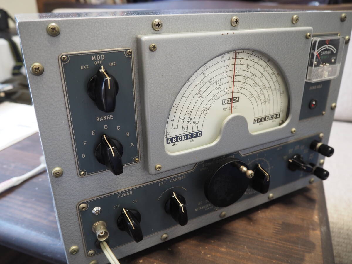 三田無線研究所　デリカ　真空管式　高周波発振器　Ｊｒ-５_画像2