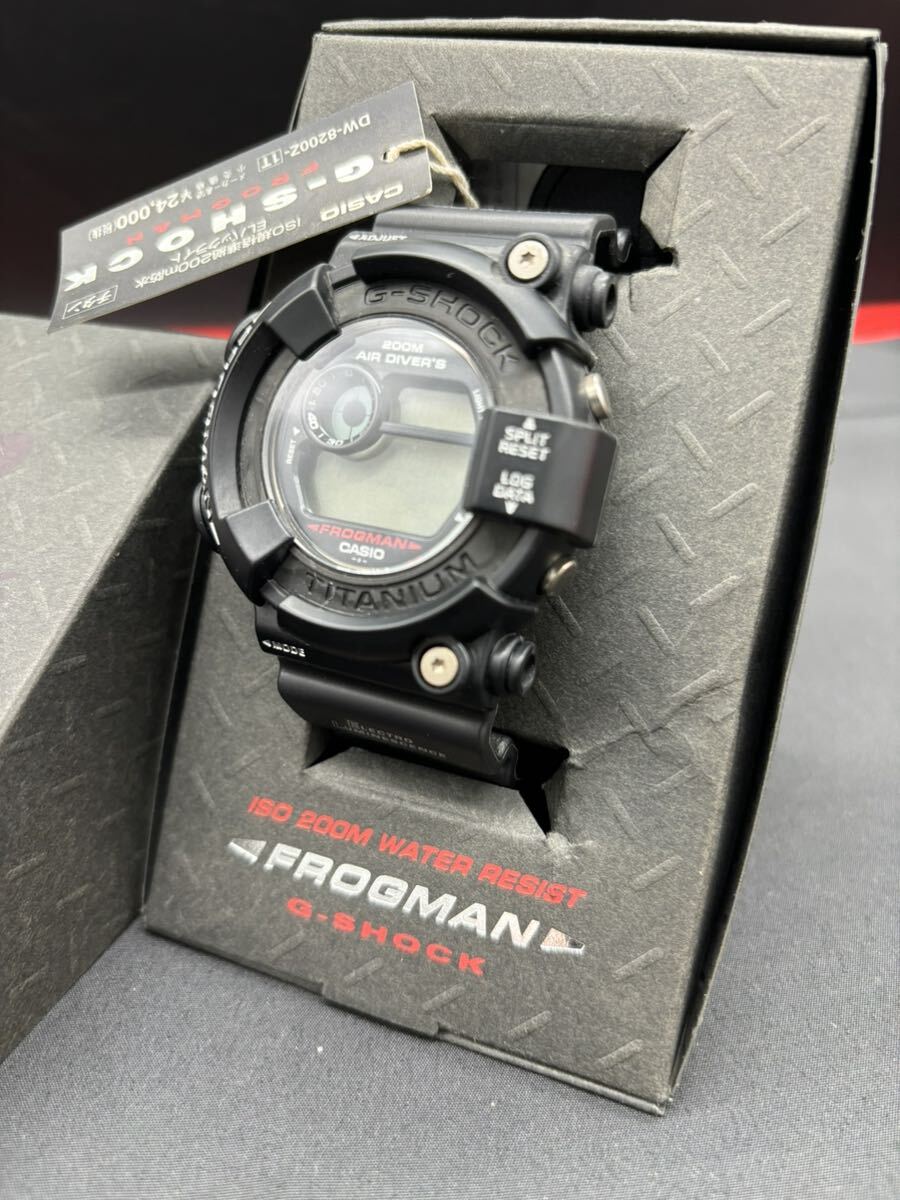 ★希少★美品★CASIO カシオ G-SHOCK Gショック FROGMAN フロッグマン DW-8200Z-1T 腕時計 電池切れ 説明書&箱付き 未使用&長期保管品_画像3