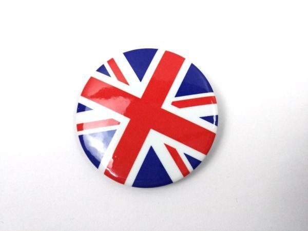 イギリス国旗 バッジ 丸形 ユニオンジャック_画像1