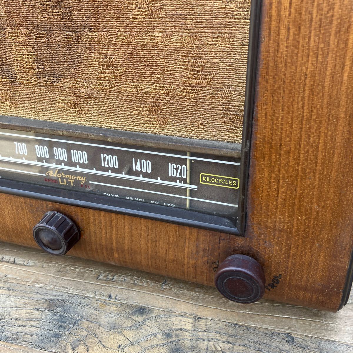 1円スタート 真空管 ラジオ 昭和 レトロ アンティーク ラジオ TOYO