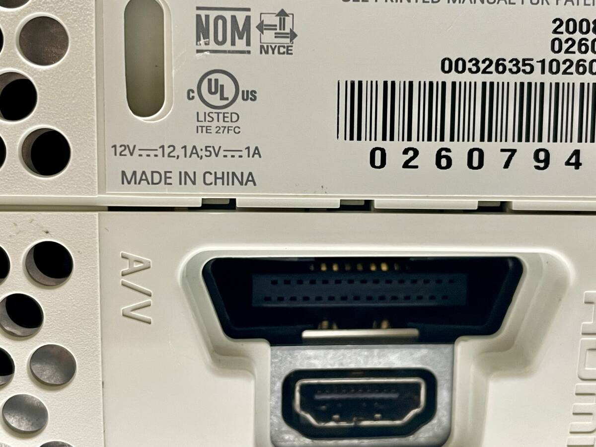 Xbox360 body set HDMI terminal attaching junk electrification has confirmed 