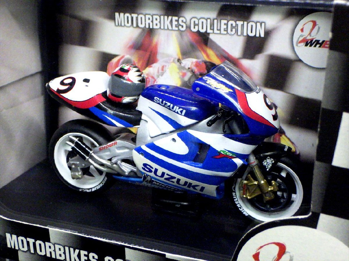 D37 未使用 VITESSE ビテス 1/24 2WHEELS スズキ SUZUKI RGV 500 N.Aoki 青木 1999 モーターバイク コレクション ミニカー 模型の画像1