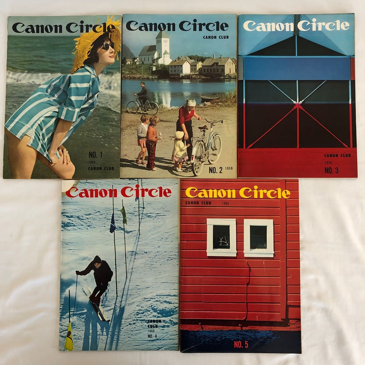 [まとめて18冊] Canon Circle キャノンサークル CANON CLUB キャノンクラブ 1959年〜1961年 抜けあり 昭和レトロ 雑誌