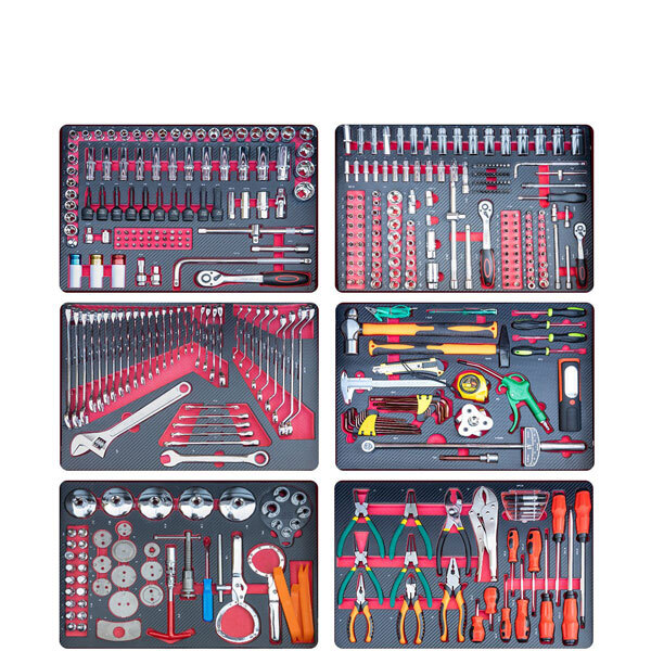 フルセット工具セットの販売 415pc 工具箱 キャビネットにジャストサイズ 引き出し用工具セット DIY工具_画像1