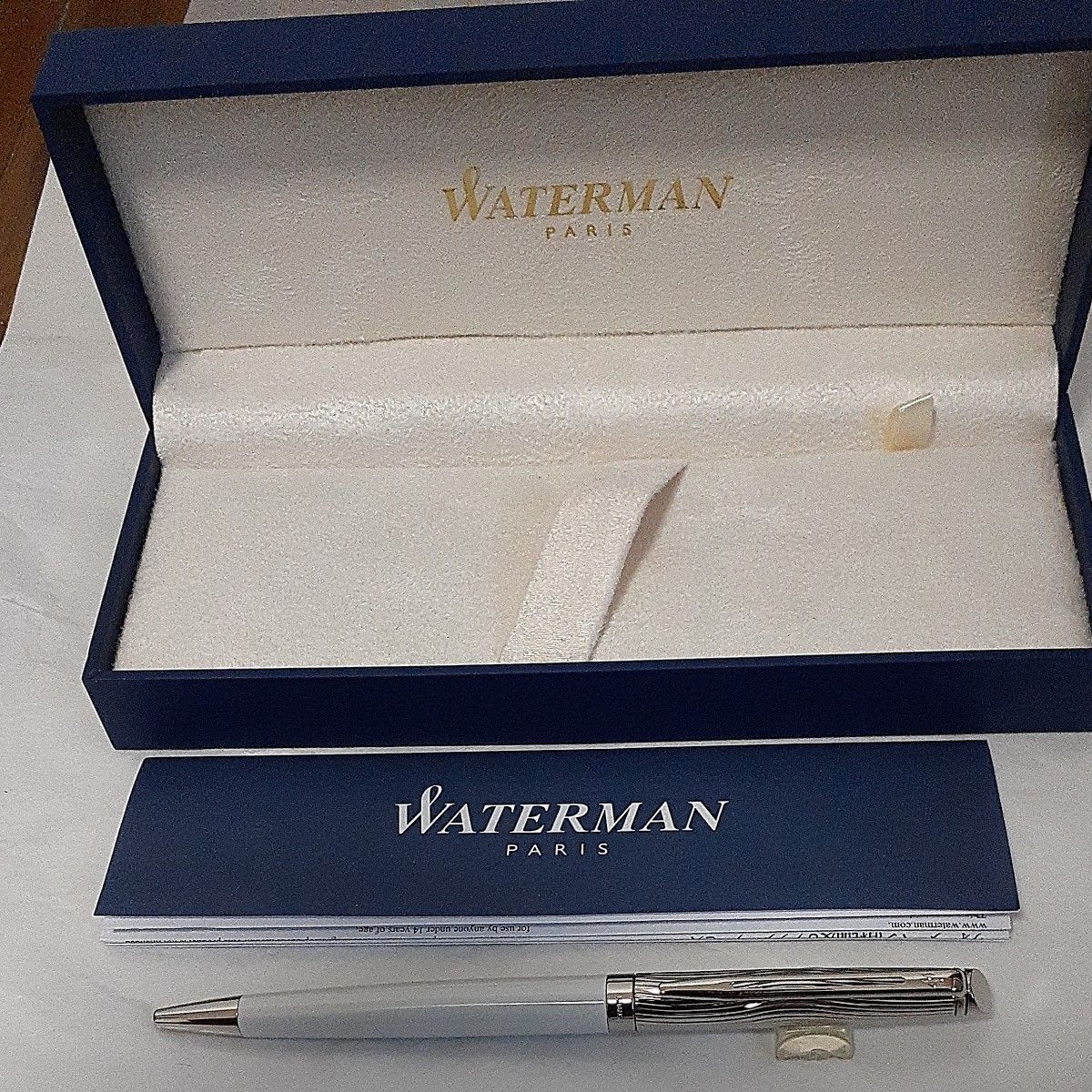 WATERMAN  ウォーターマン　メトロポリタン    　デラックス　ホワイトCT  ボールペン