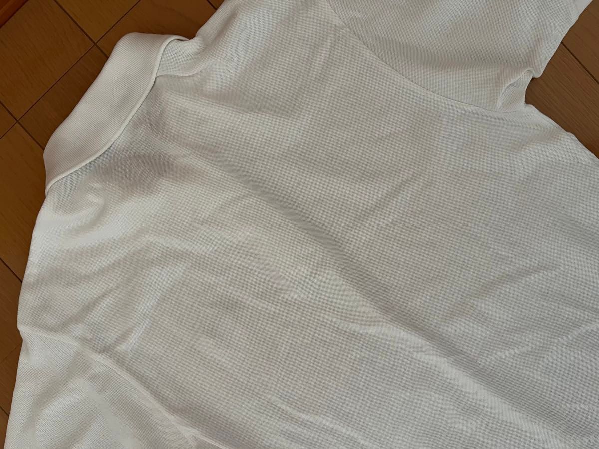 半袖 白 ポロシャツ 半袖ポロシャツ ポロ ラコステ LACOSTE 鹿の子 ホワイト 綿 コットン シャツ 日本製