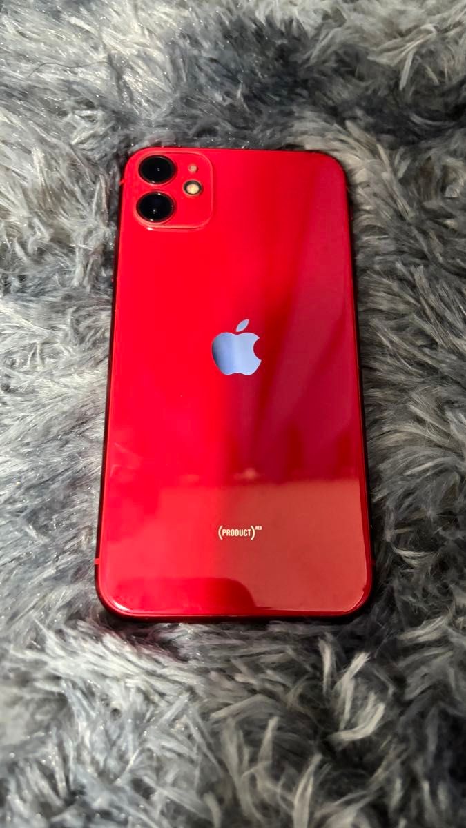 iPhone11 RED 128GB/新品ケーブル3本付き