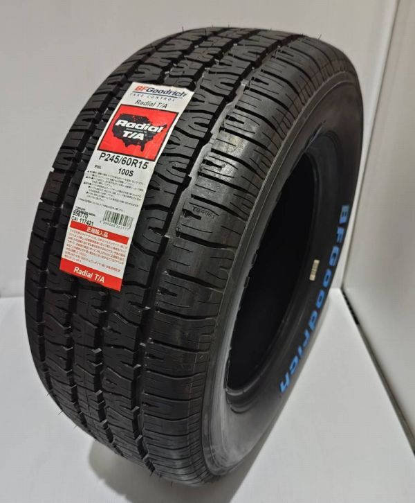 【少量入荷 在庫限り】BFグッドリッチ ラジアルT/A Ｐ245/60R15 100S【1本】2022年製～ 新品 正規品 個人宅可 BFGoodrich 2本送料込50600円_画像1