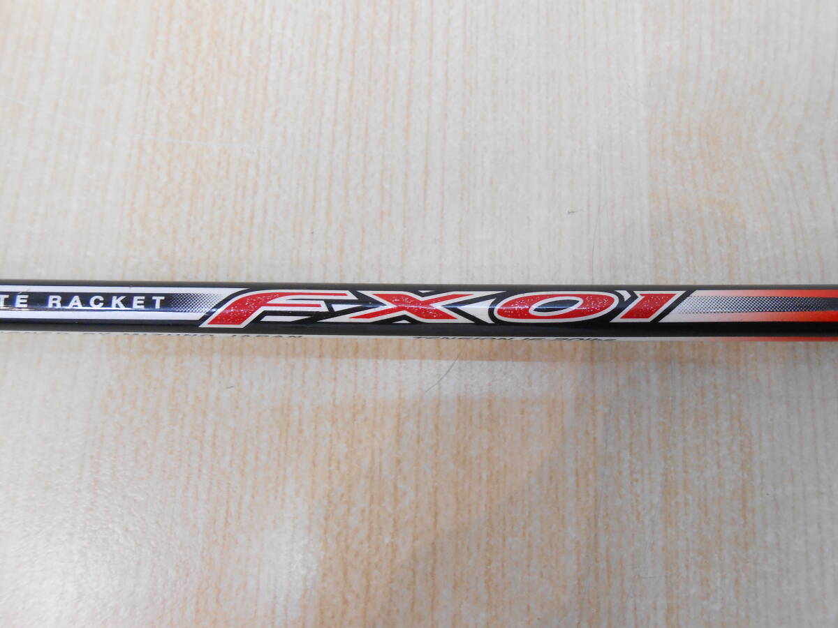 24494 transfer * secondhand goods MIZUNO Mizuno badminton racket FX01 FULL GRAPHITE RAKET gut equipped 