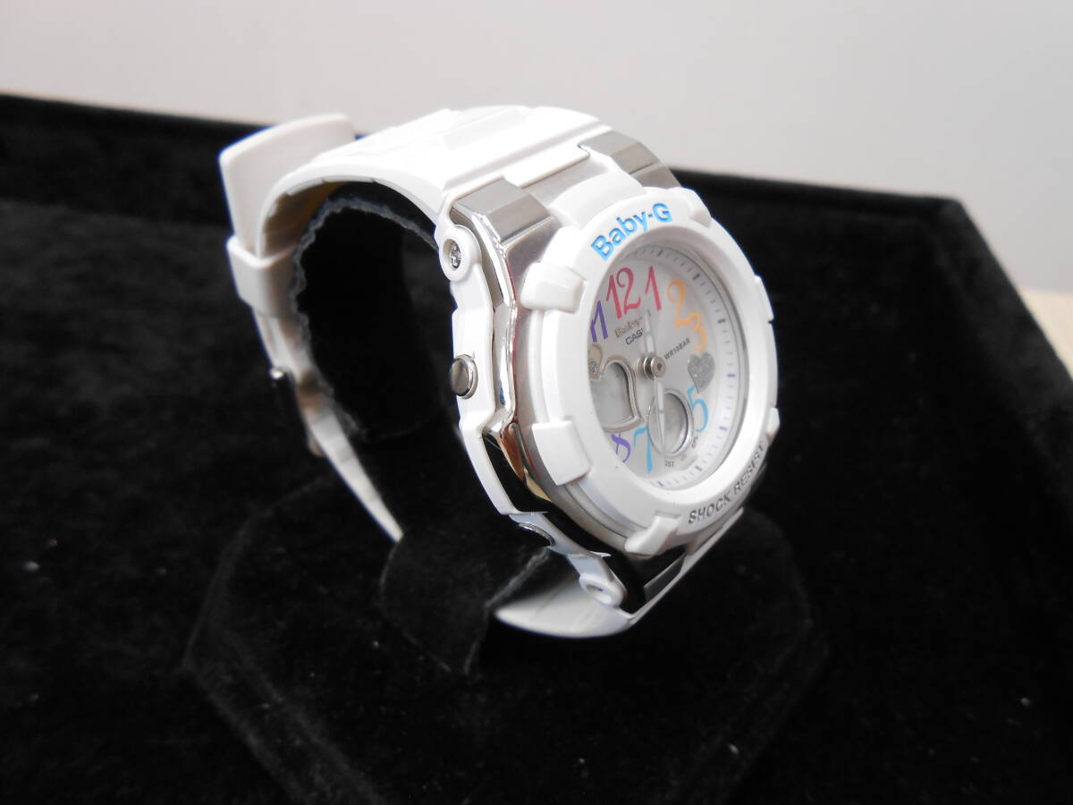 24587 譲渡・中古品 稼働品 CASIO カシオ Baby-G SHOCK RESIST 5070 BGA-116 ケース 箱 説明書付きの画像4