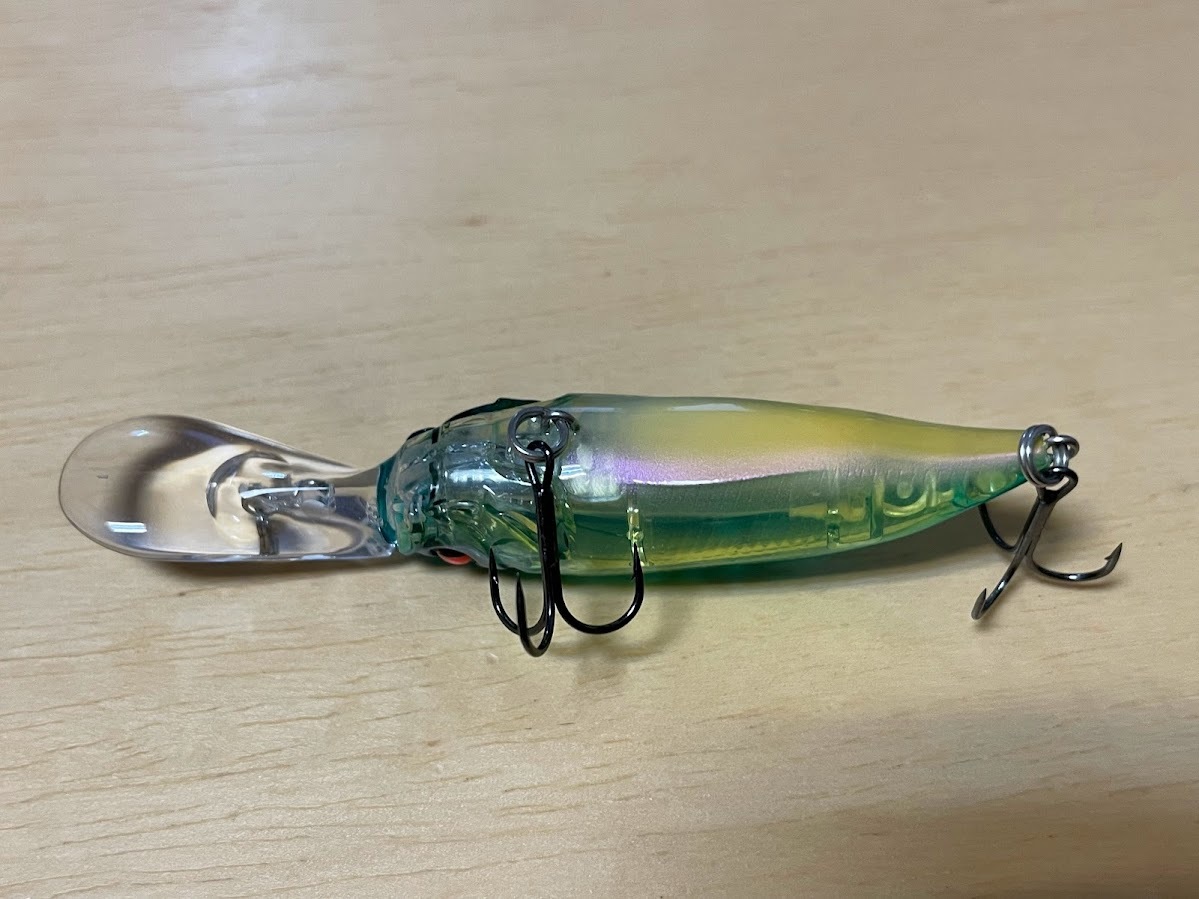 Megabass I x I SHAD TYPE-3 SKELETON BLUE BACK CHART★メガバス アイバイアイ シャッド タイプ3 スケルトンブルーバックチャート_画像4