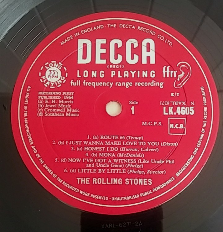 【UK盤OpenDECCA/MONA表記盤】Rolling Stones(ローリングストーンズ)/1st_画像2