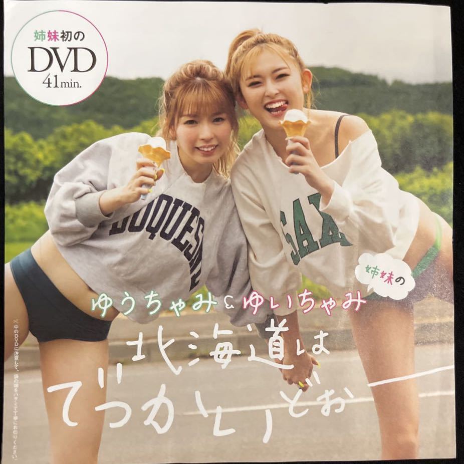 週刊プレイボーイ付録DVD★『ゆうちゃみ&ゆいちゃみ』北海道はでっかいどお！_画像1