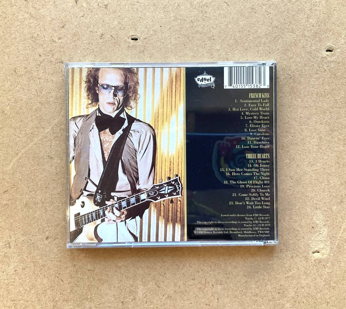 ■UK盤■Bob Welch / French Kiss & Three Hearts (Edsel Records EDCD 538) 1998 UK EX- Fleetwood Mac フリートウッド・マックの画像2