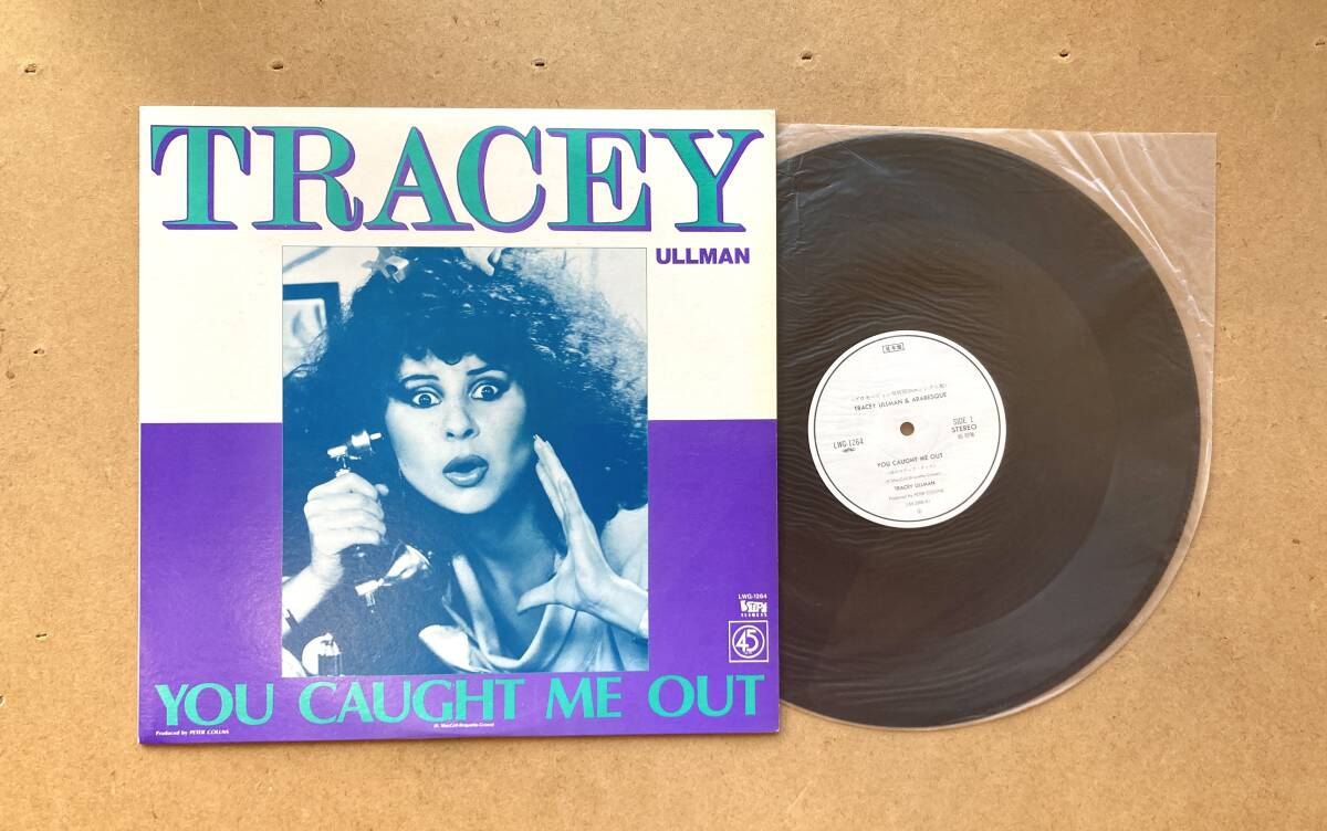 ■白プロモ12”■Tracey Ullman & Arabesque / You Caught Me Out / Time To Say "Good Bye" (Stiff Records LWG-1264) JPN EX-の画像1