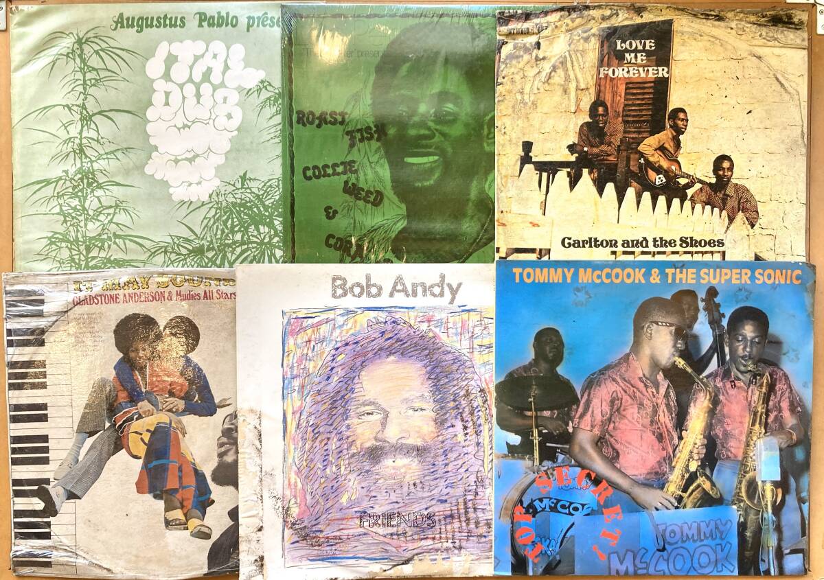 ■※傷み大/ジャンク扱い■レゲエ/Reggae 人気盤レコード合計6枚セット! Carlton & The Shoes/Augustus Pablo/Lee Perry/Bob Andy etc_画像1