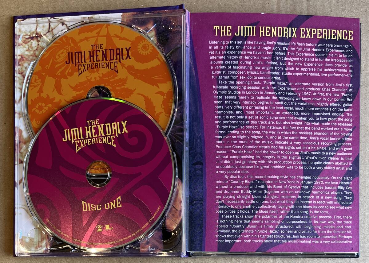 ■EU盤!ロングボックス/4枚組CD■The Jimi Hendrix Experience / ジミ・ヘンドリックス・エクスペリエンス (88875132422)■状態良好の画像4