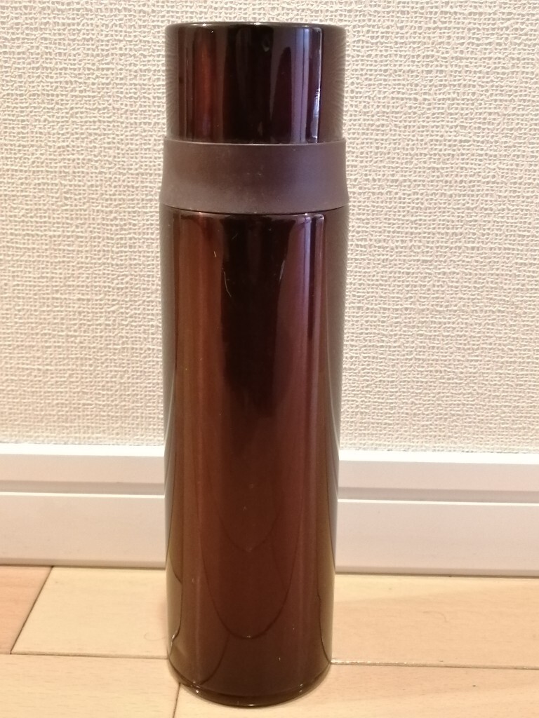 即決★サーモス FFM-500LTD 0.5L ブラウン ステンレススリムボトル 水筒 THERMOS 中古 ユーズド 富士登山 保温力の画像6