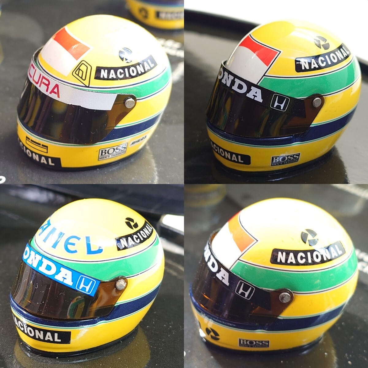 アイルトン セナ F1ヘルメットコレクション 1984-1994 アイルトン セナ F1ヘルメットコレクション 1984-1994