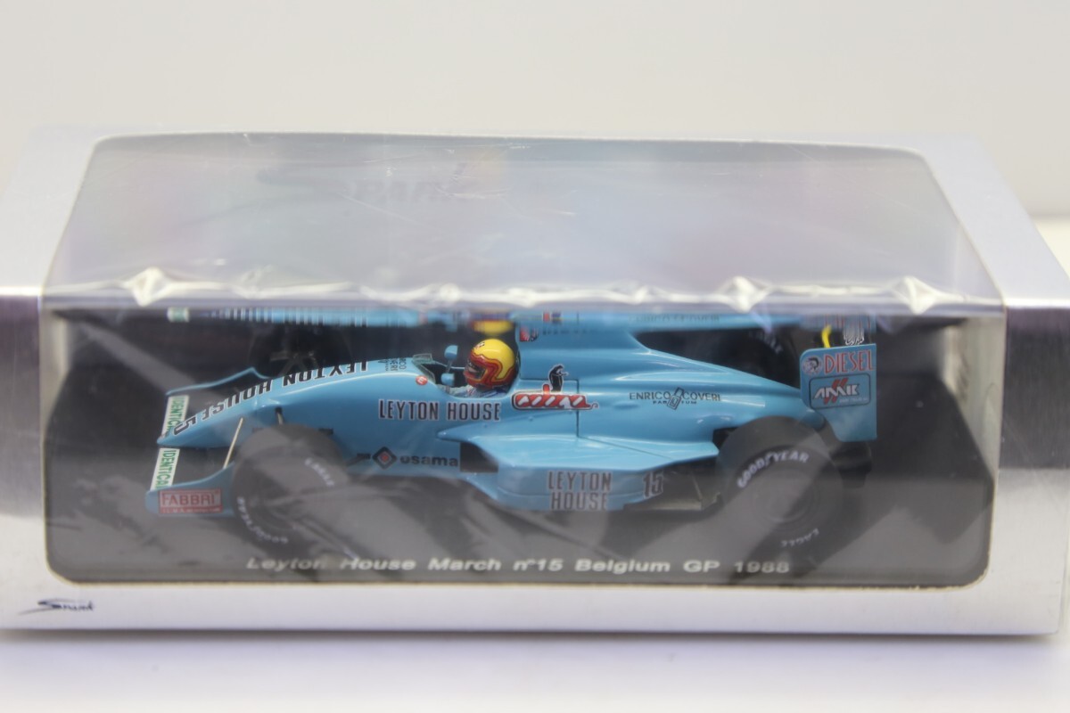 スパークモデル 1/43 レイトンハウス マーチMarch 1988 ベルギーGP #15 M.グージェルミン 　63AGA0F_画像2