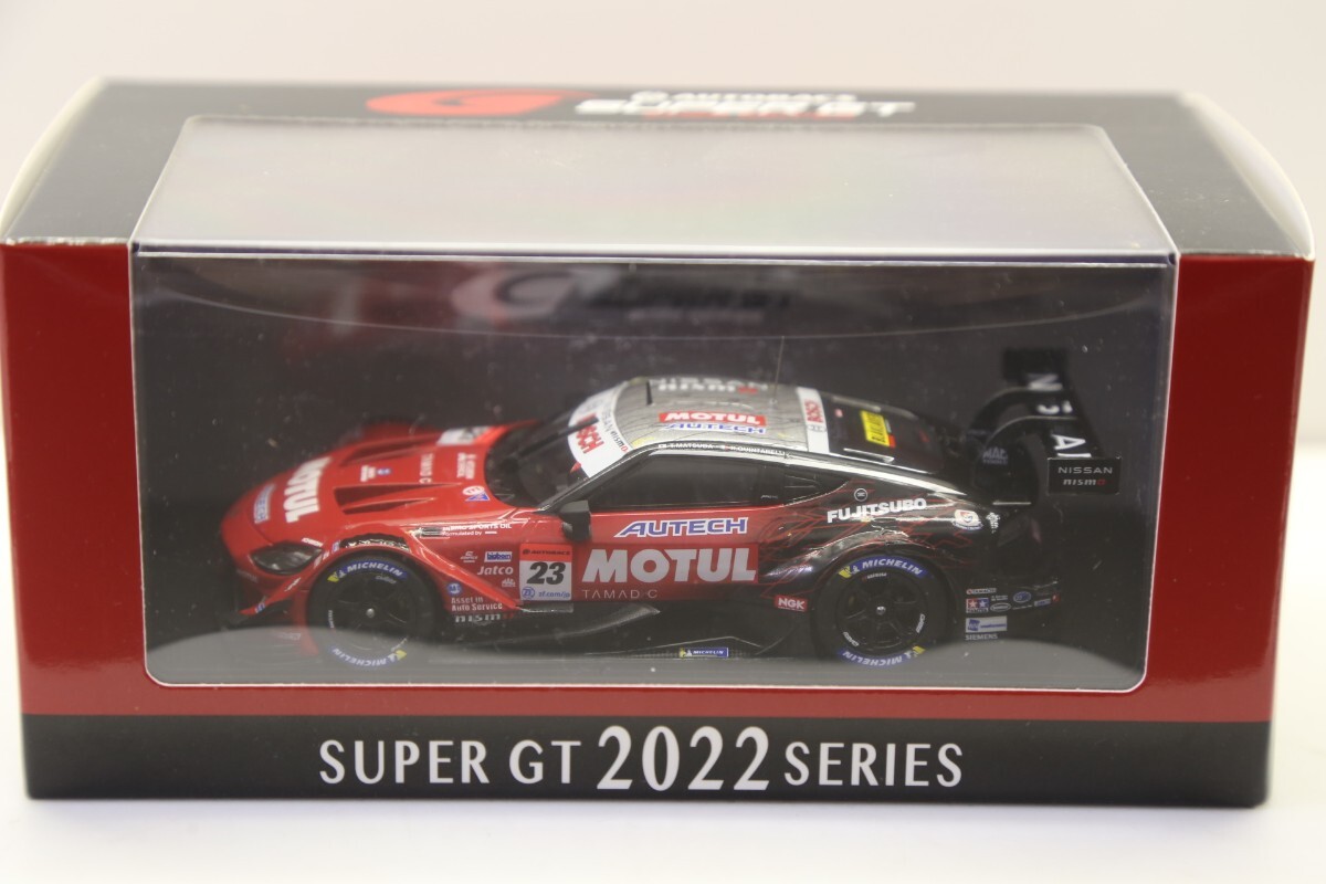 エブロ 1/43 モチュール オーテック Z 2022 スーパーGT GT500 #23 松田次生/R.クインタレッリ45811　63NO_画像2