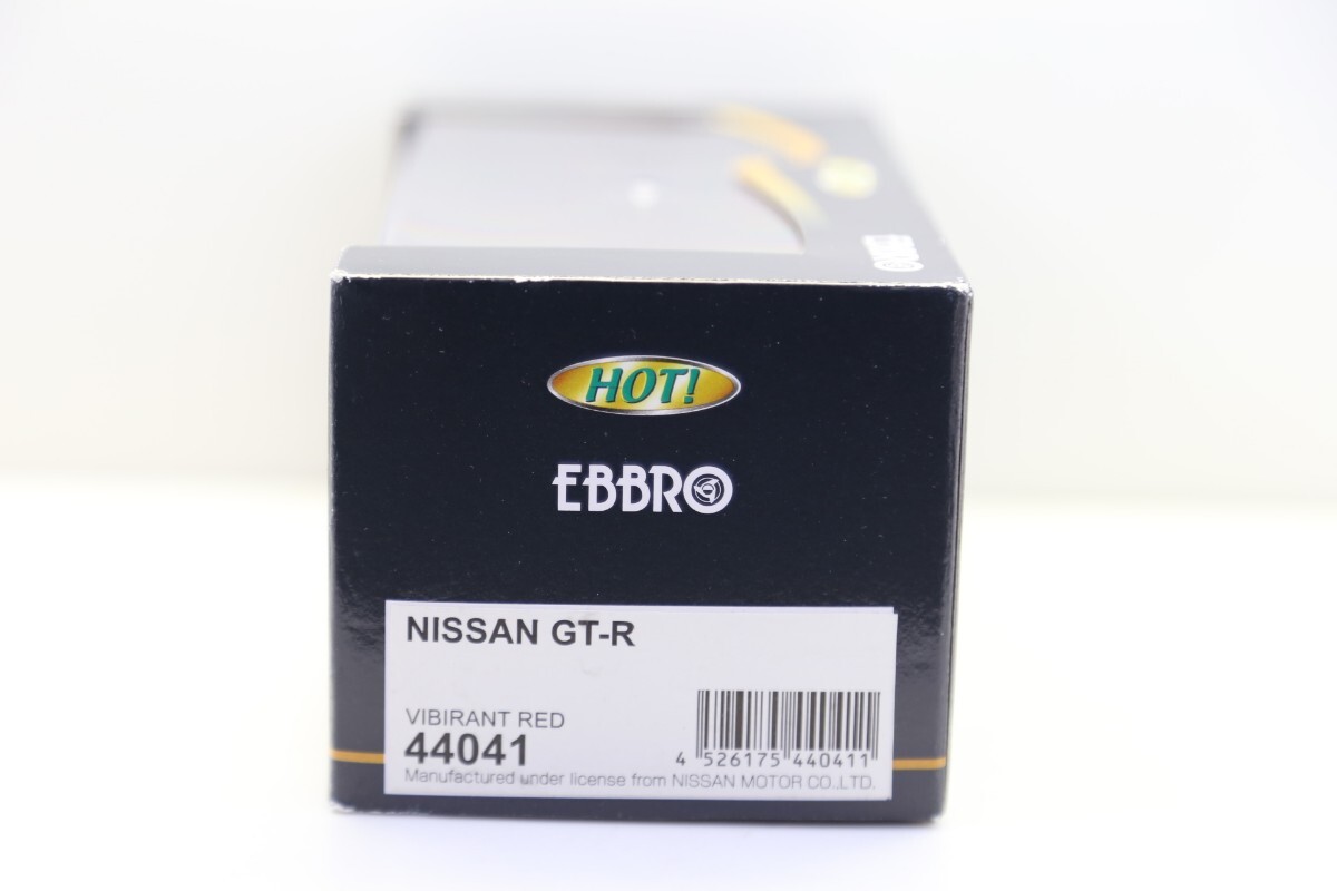 エブロ 1/43 日産 GT-R レッド ジャンク品 63A000/10の画像4