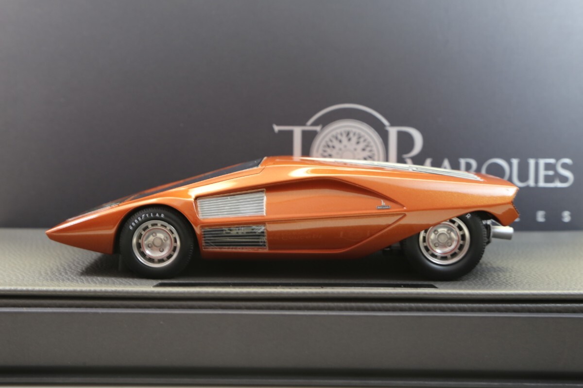 限定250台 トップマルケス 1/18 ランチア ストラトス ZERO コンセプト オレンジ TOP067A TOPMARQUES Lancia Stratos Zero concept 63BDGECの画像2