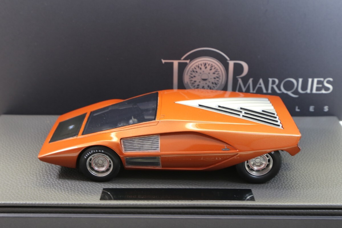 限定250台 トップマルケス 1/18 ランチア ストラトス ZERO コンセプト オレンジ TOP067A TOPMARQUES Lancia Stratos Zero concept 63BDGECの画像1