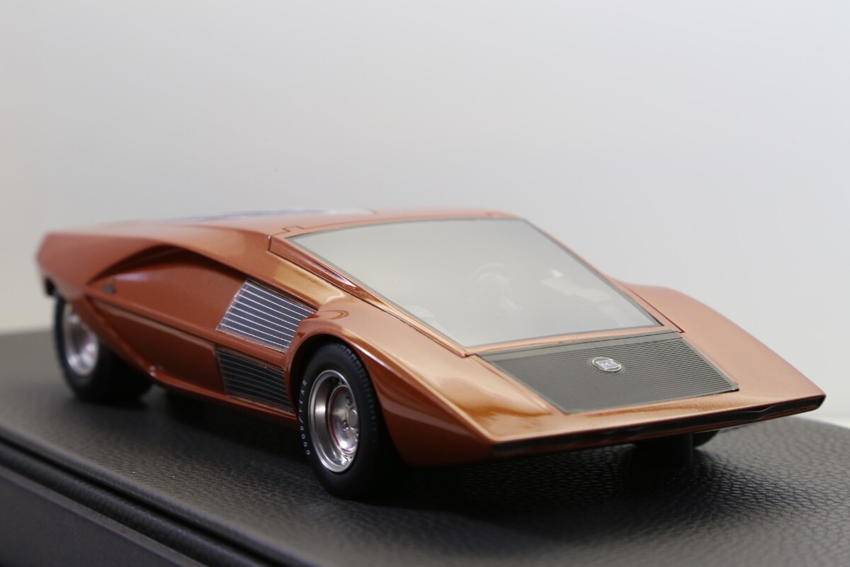 限定250台 トップマルケス 1/18 ランチア ストラトス ZERO コンセプト オレンジ TOP067A TOPMARQUES Lancia Stratos Zero concept 63BDGECの画像7