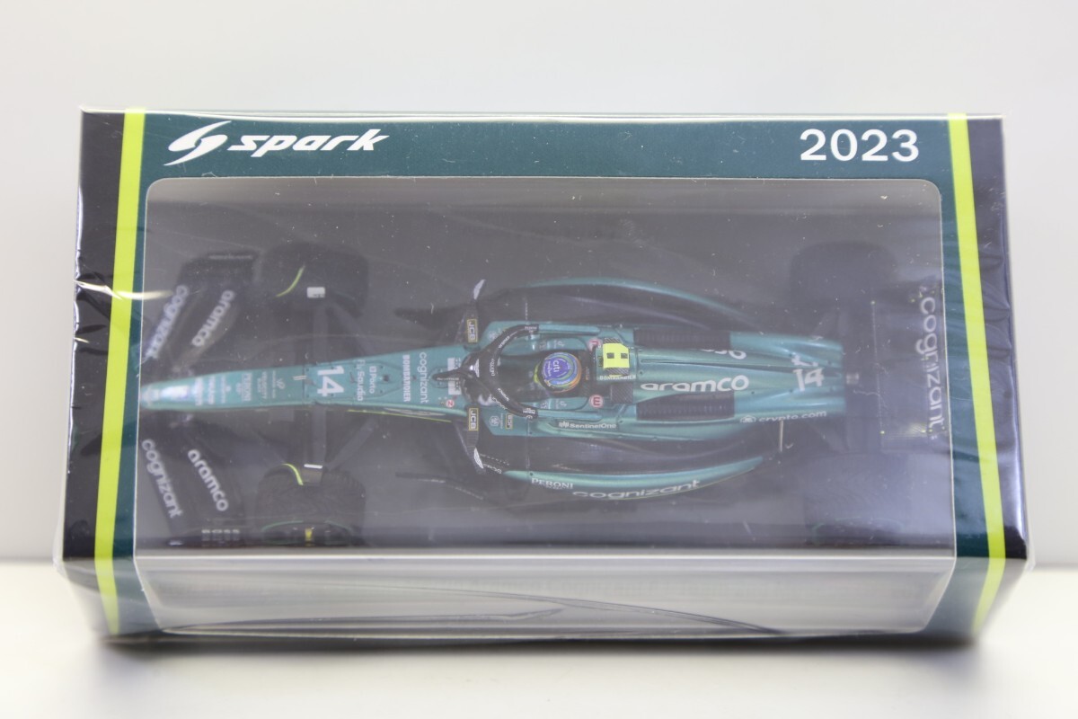 スパークモデル 1/43 アストンマーチン AMR23 アラムココグニザント 2023 F1 モナコGP 2位 #14 F.アロンソ S8585　63CE00/30_画像3