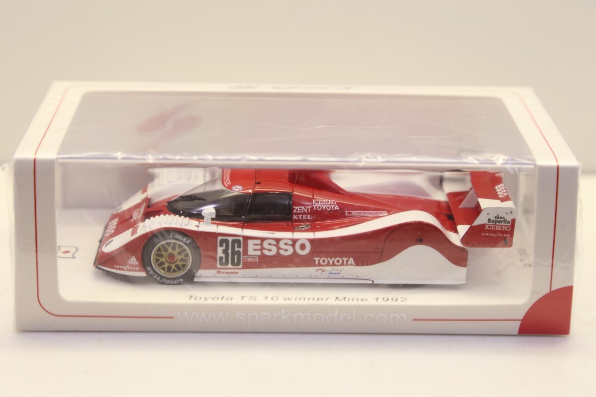 スパーク ナショナルモデル 1/43 トヨタ TS010 1992 ミネ 500km #7 E.アーバイン/J.ヴィルヌーヴ/T.クリステンセン SJ068　63CE00/30_画像2