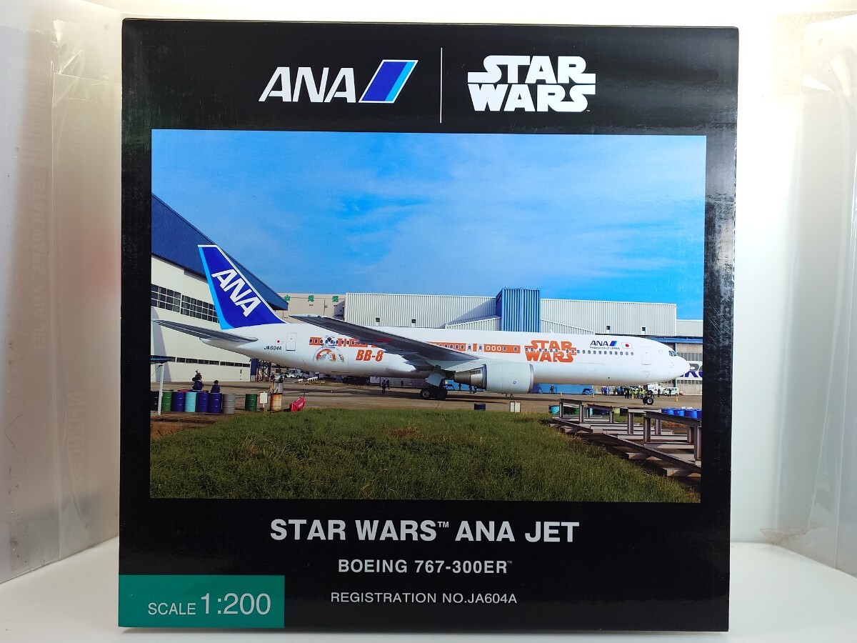 ANA 全日空商事 1/200 スター・ウォーズ ジェット R2-D2 BB-8 B767-300ER ANA　63AEIEA_画像1