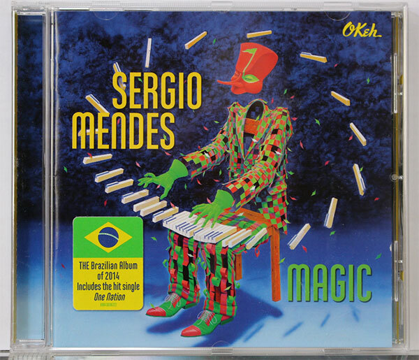 【ブラジル音楽CD】セルジオ・メンデス★MAGIC★ジョン・レジェンドら豪華ゲストを迎えてマジックのようなキャッチーな楽曲が並ぶ力作_画像1