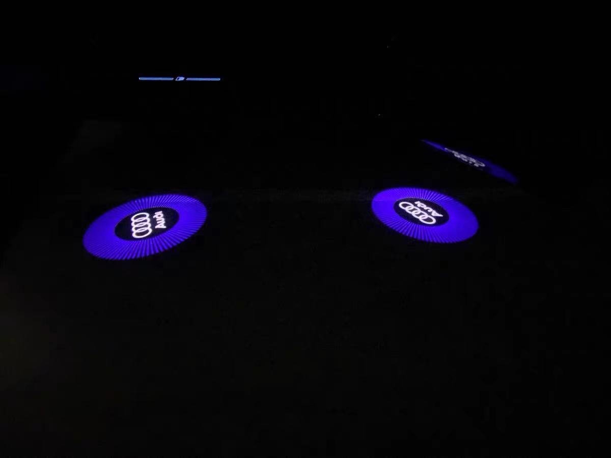 アウディ Q5 Q3 Q7 A5 A7 A3 A8 など 車用 カーテシライト カーテシランプ ドアウェルカムライト LEDロゴ投影ライト 2個 9タイプ可選_画像4