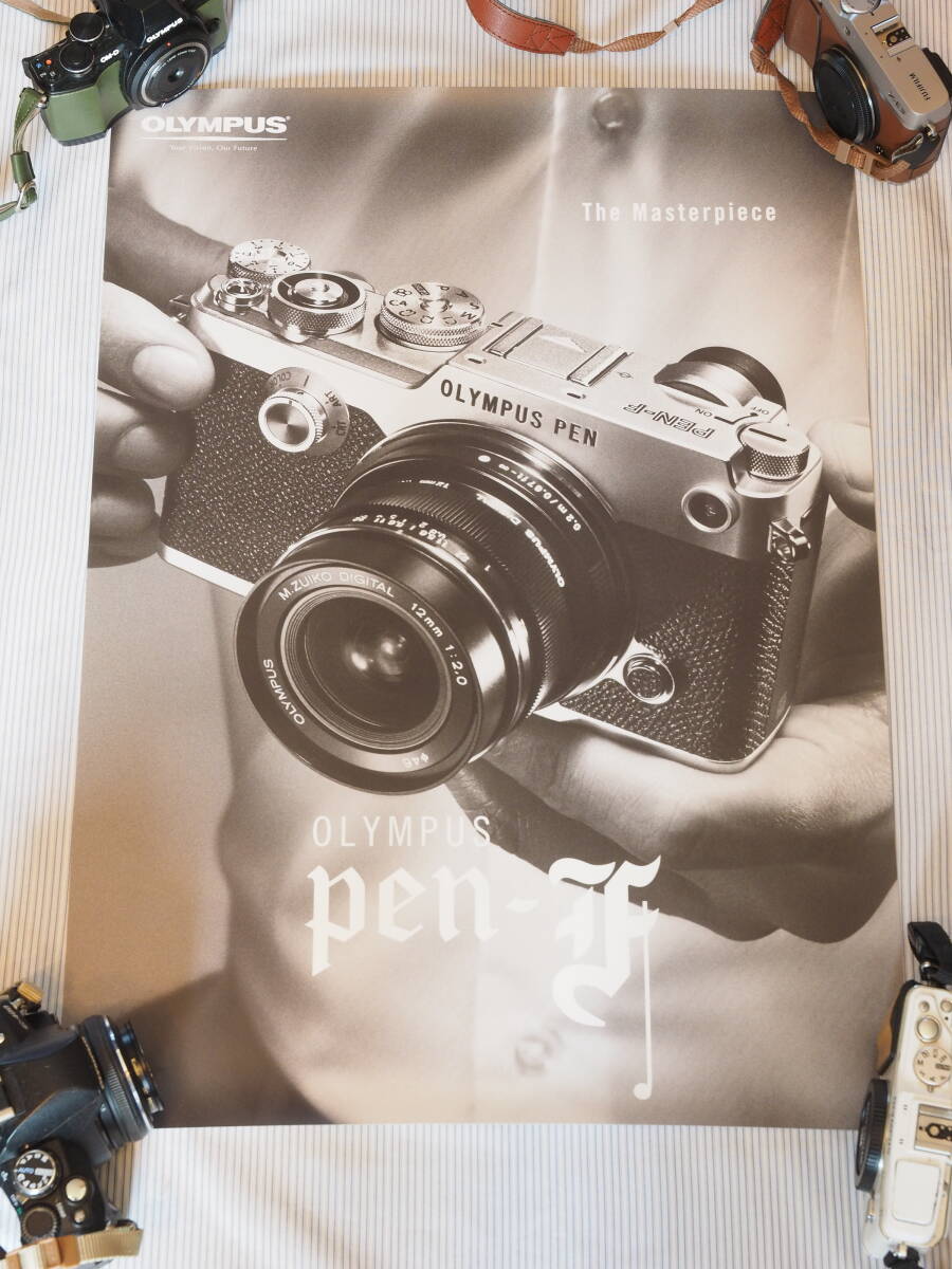 【即決 超希少 非売品 一品限り 送料込】 オリンパス ペン OLYMPUS PEN F ポスター 【未使用】