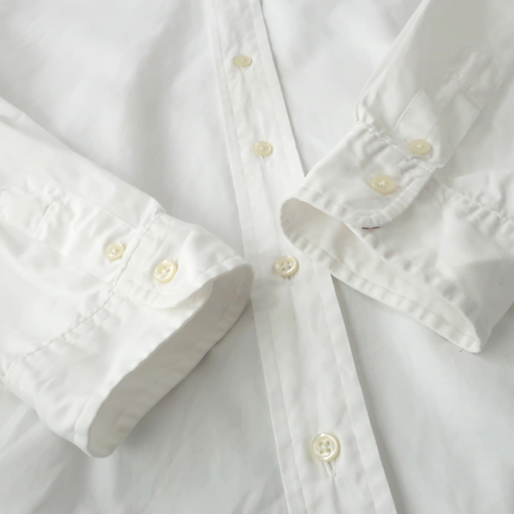 ラルフローレン RalphLauren ホワイトシャツ ボタンダウン ポニー刺繍 (XL) オックスコットン_画像9