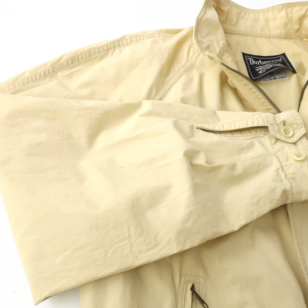 Burberrys バーバリー ライトウェイト ブルゾン 立襟/ホース刺繍 ベージュ52(XL)の画像6