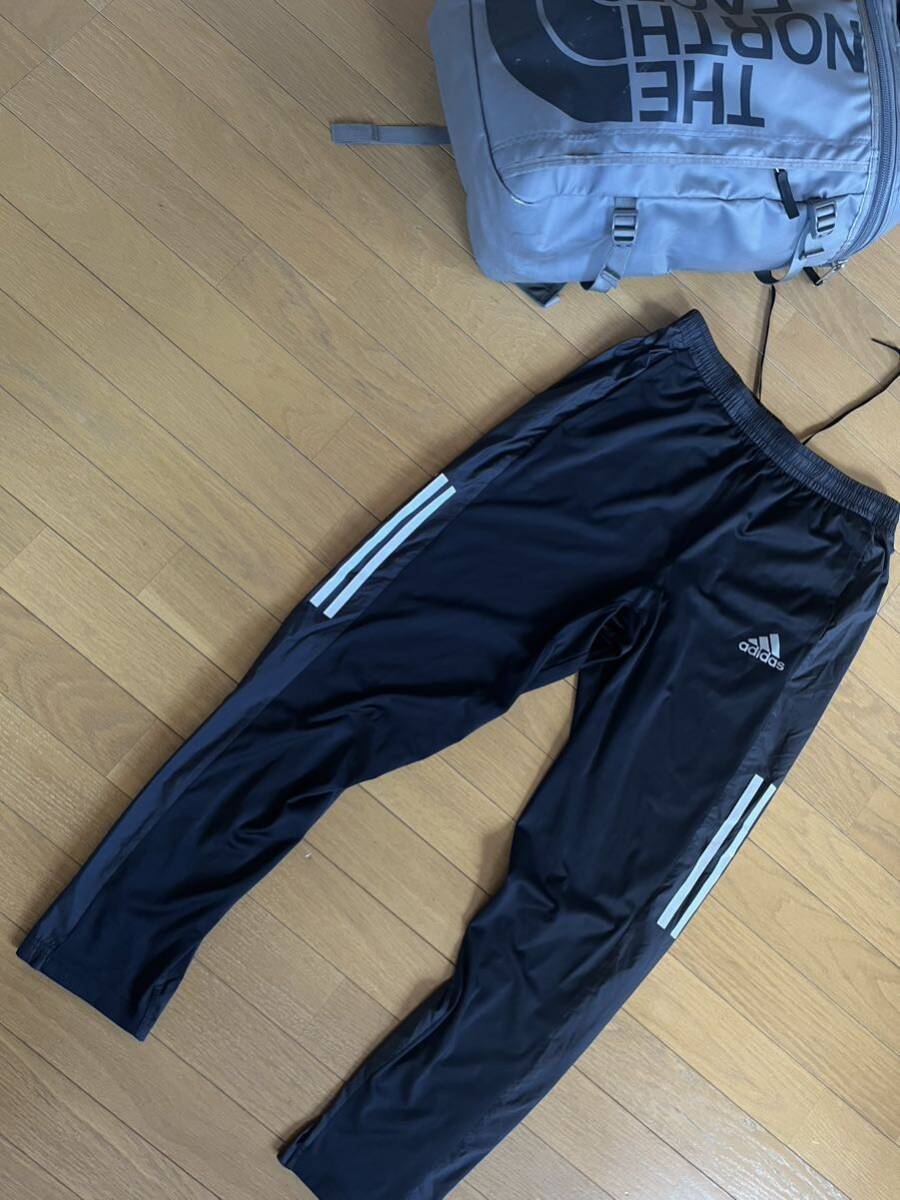 超美品 新品同様 adidas アディダス ジャージ ストレッチ オウン ザ ラン アストロ パンツ 吸汗速乾 トレーニングウェア sizeL GT8937 黒_画像2