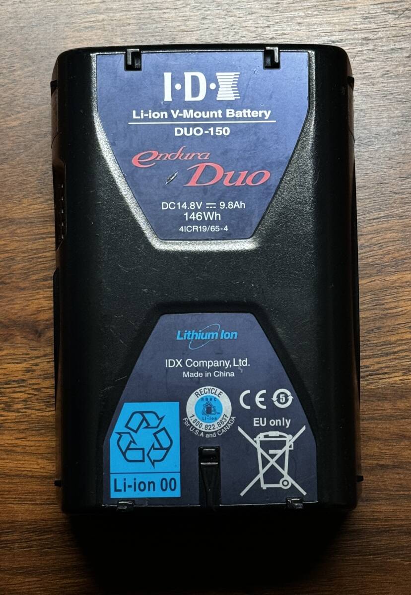 IDX DUO-150 Vマウントバッテリー 動作未確認につきジャンク扱い おまけ付き_画像1