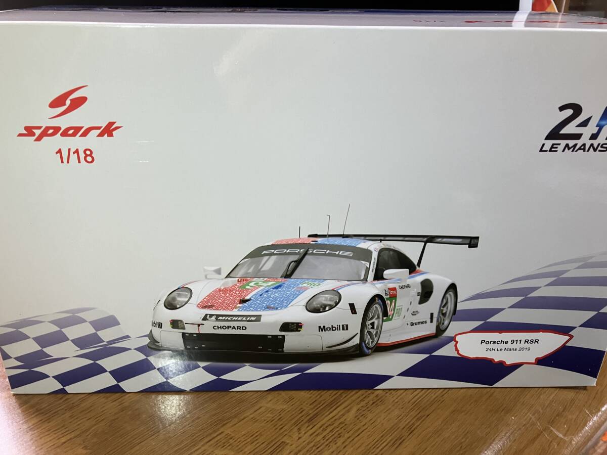 スパーク 1/18 Porsche 911 RSR No94 LM 2019