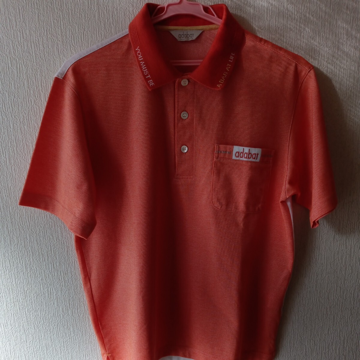 Adabat Golf Wear Стильный размер рубашки с коротким рукавом - 48 Orange Beautiful Goods
