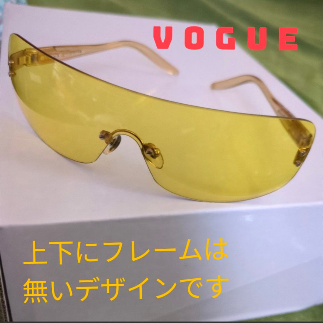 Vogue（ヴォーグ）サングラス ゴールド （ 高見沢さんと似たデザイン ）●ケース無し本体のみ アルフィー 高見沢俊彦 男女兼用