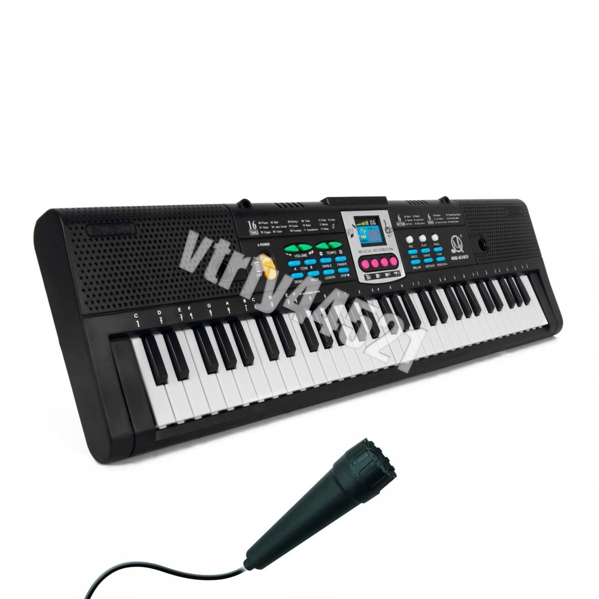 特価●デジタル　電子　キーボード　61キー　音楽　多機能　ピアノ　マイク付き　楽器_画像2
