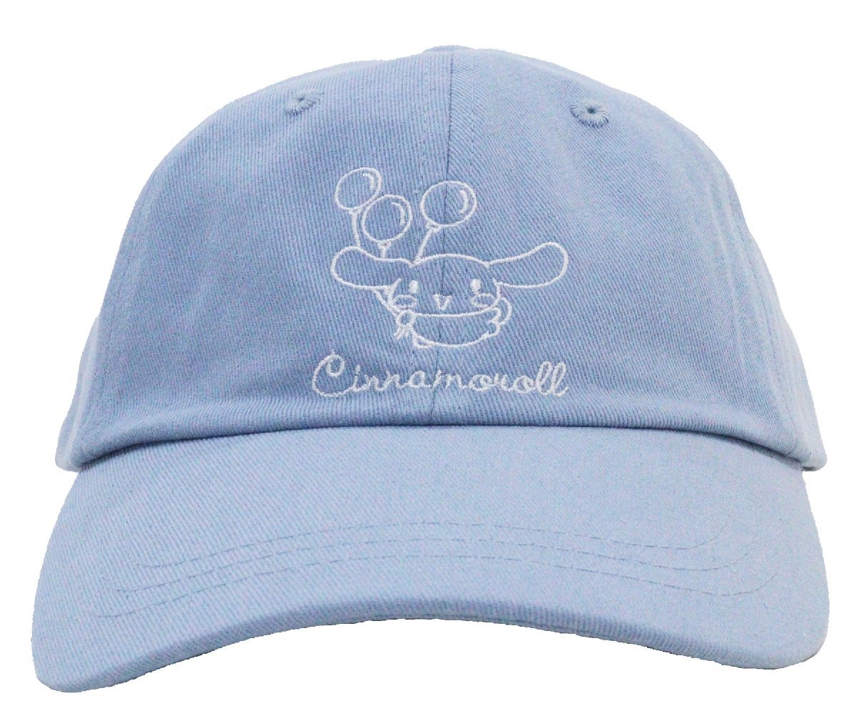 サンリオ シナモロール キャップ Sanrio Cinnamoroll シナモバルーン 取り外し可能リボン付き★サックスブルー★新品_画像4