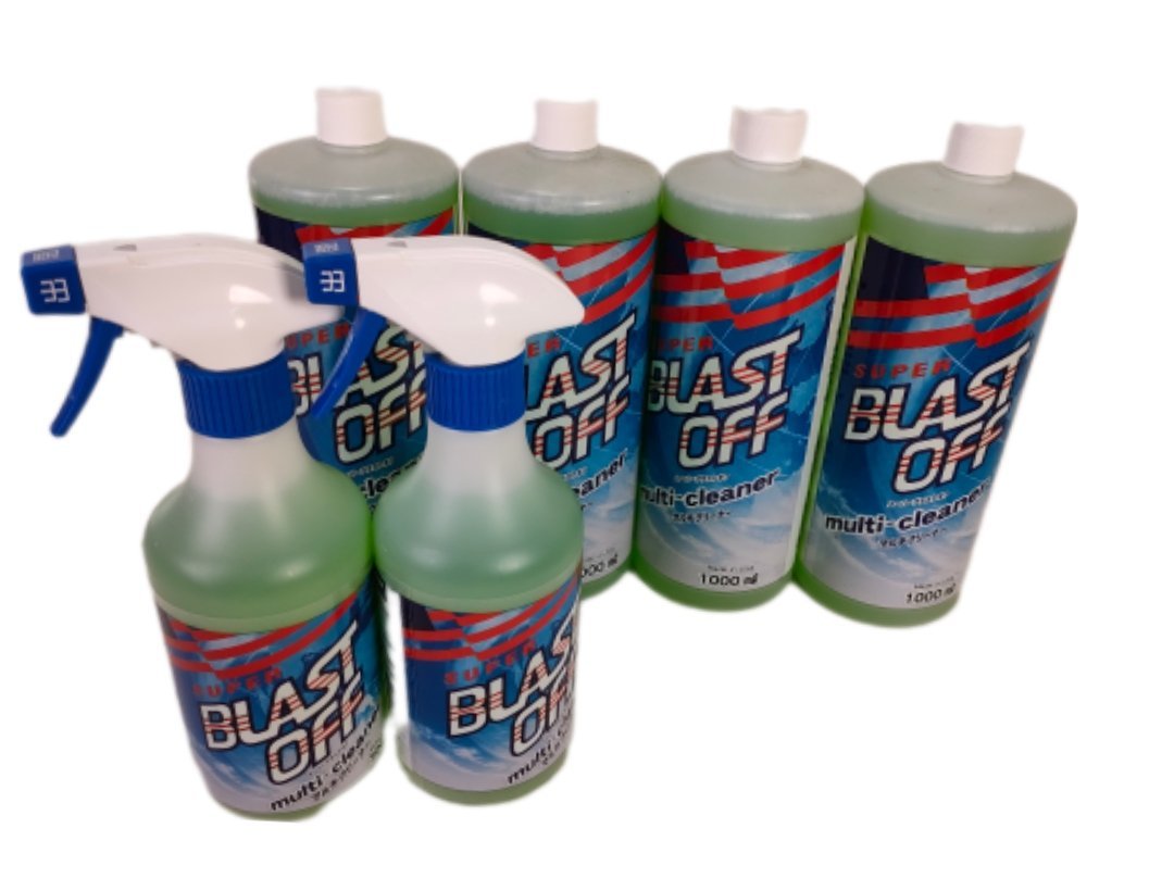 2 SUPER BLAST OFF スーパーブラストオフ マルチクリーナー 500mL×2本　詰替用1000ml×4本　セット ☆新品・未使用