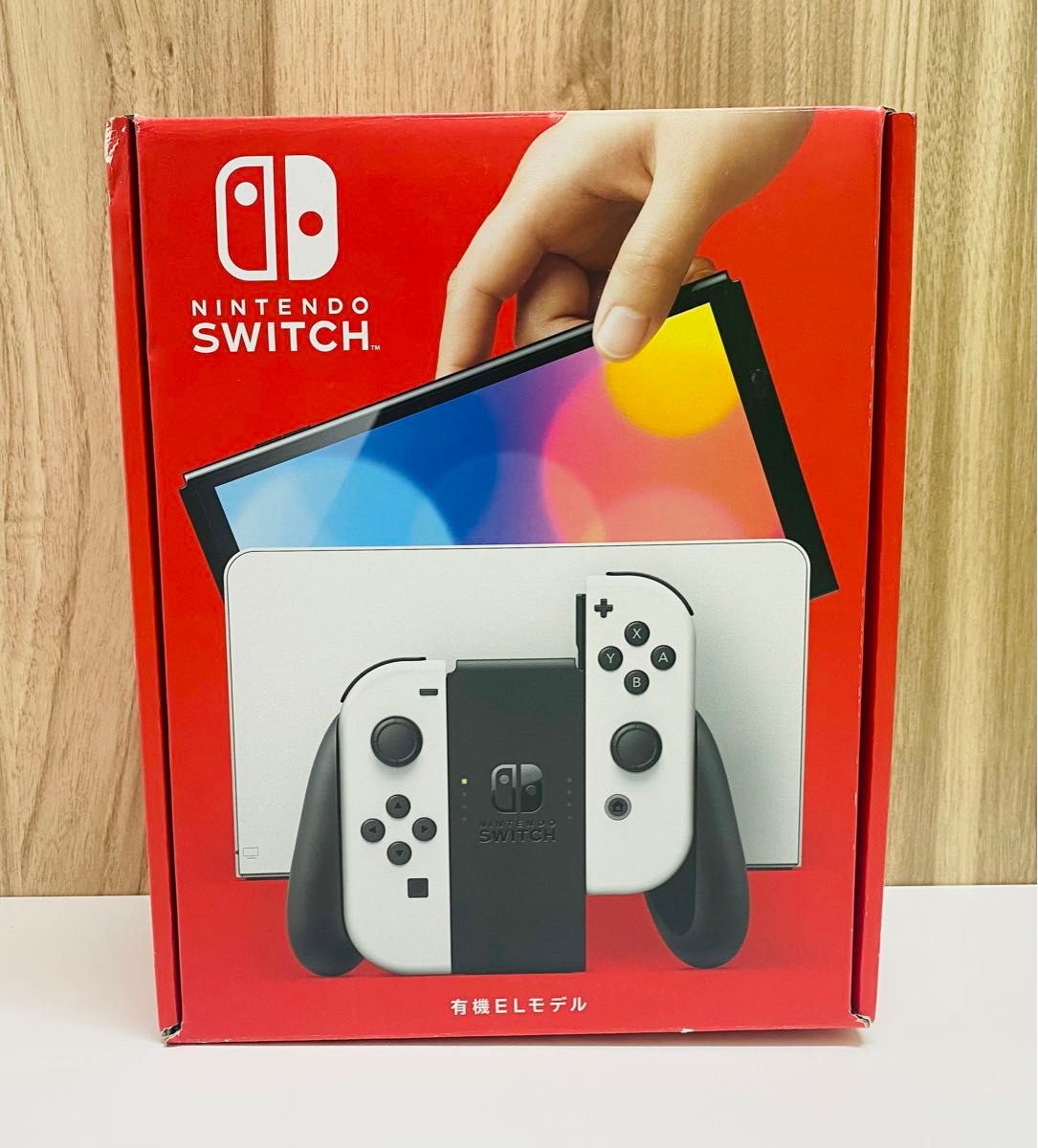中古美品 ニンテンドースイッチ Nintendo Switch 有機ELモデル ホワイト 任天堂 メーカー保証半年残あり！