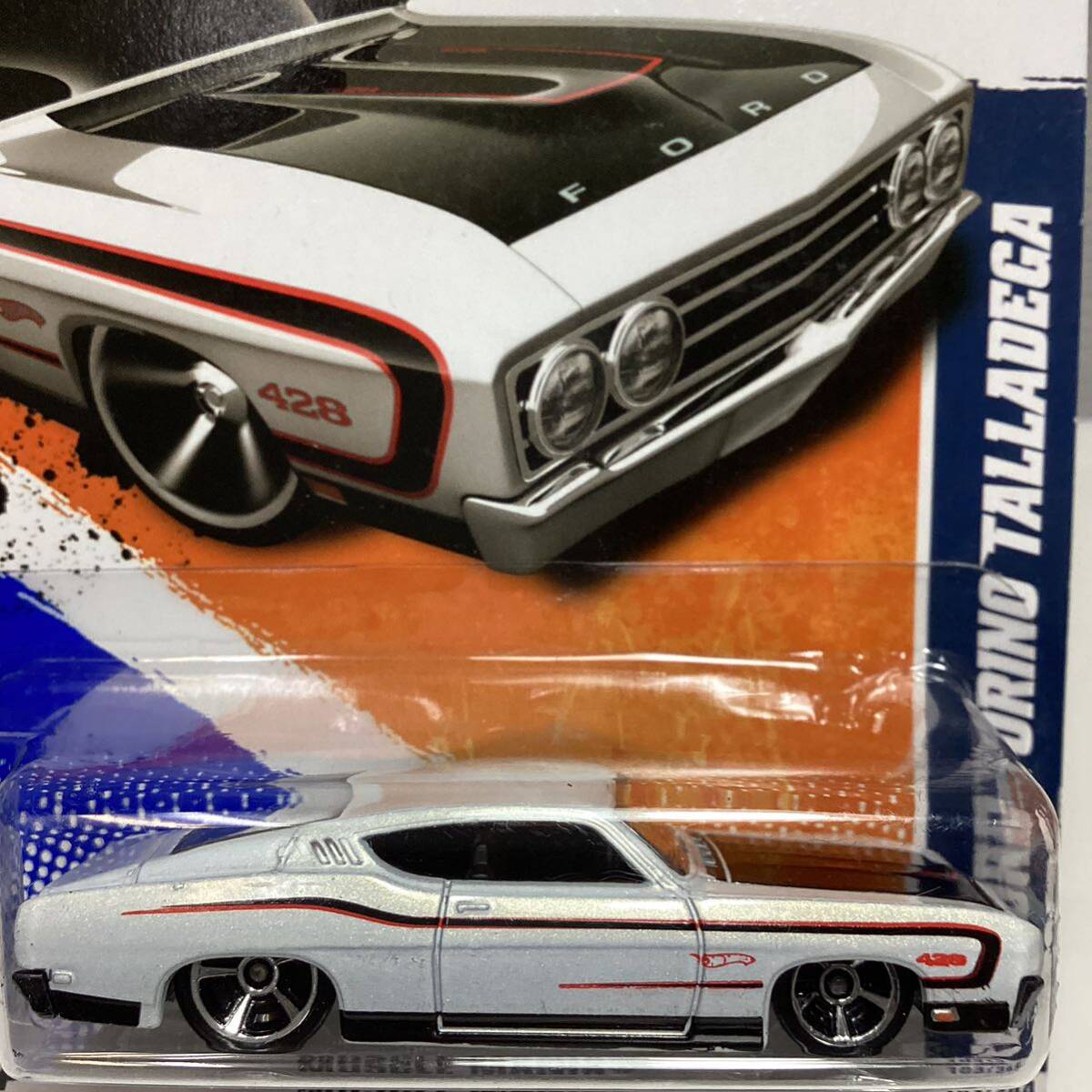 ☆ホットウィール☆ '69 フォード　トリノ　タラデーガ 白 Hot Wheels _画像1