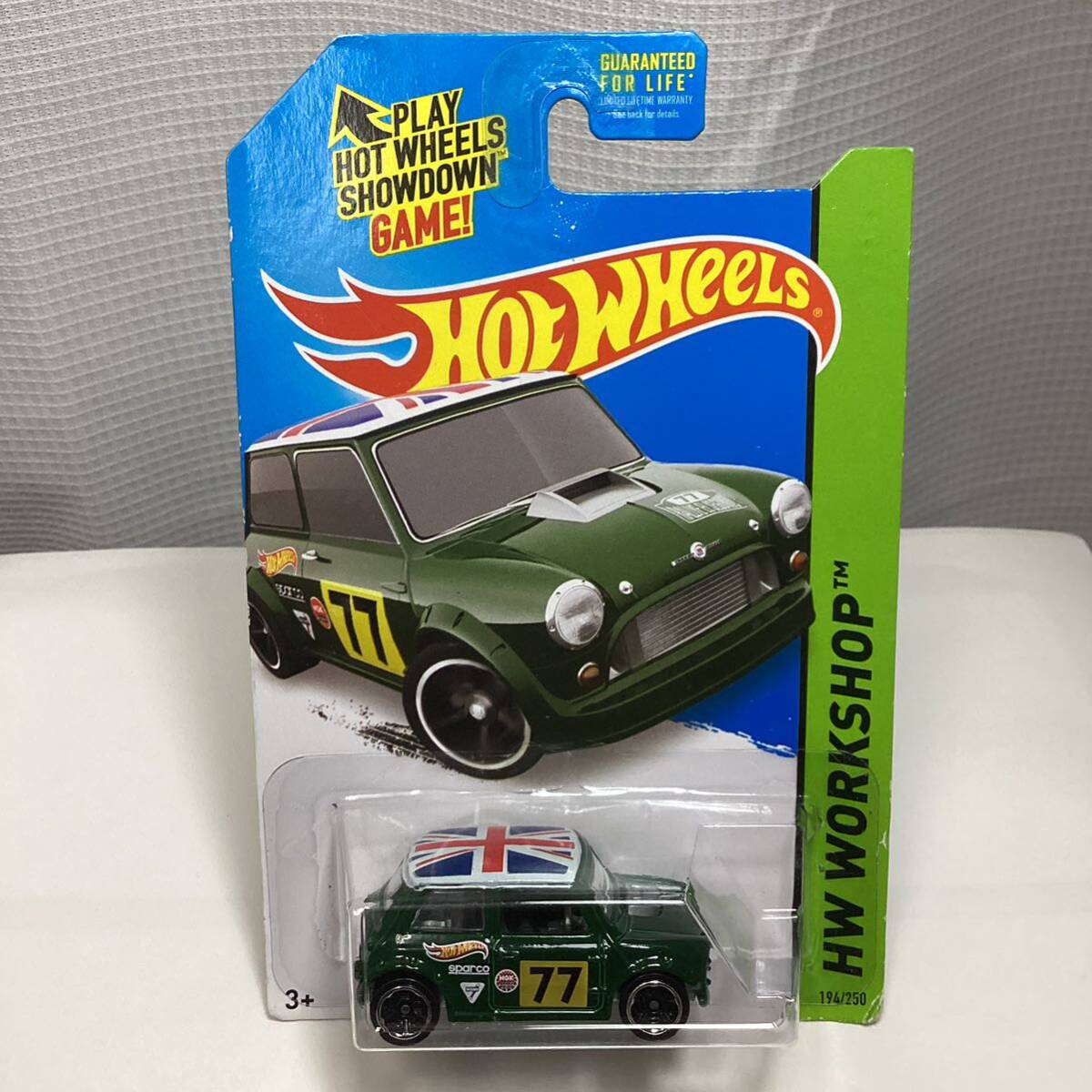 ☆ホットウィール☆ モーリス ミニ 緑 Hot Wheels の画像2